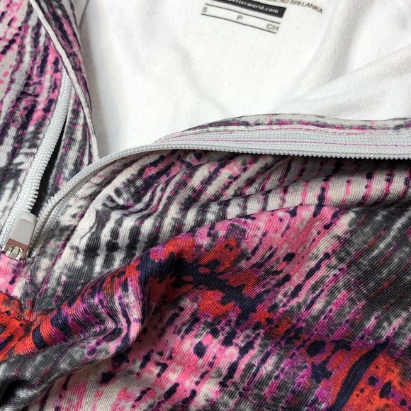 Nike Pro Combat Fitted Shirt Womens SMALL Therma Fit 1/4 Zip Pullover Pink - Picture 7 of 9